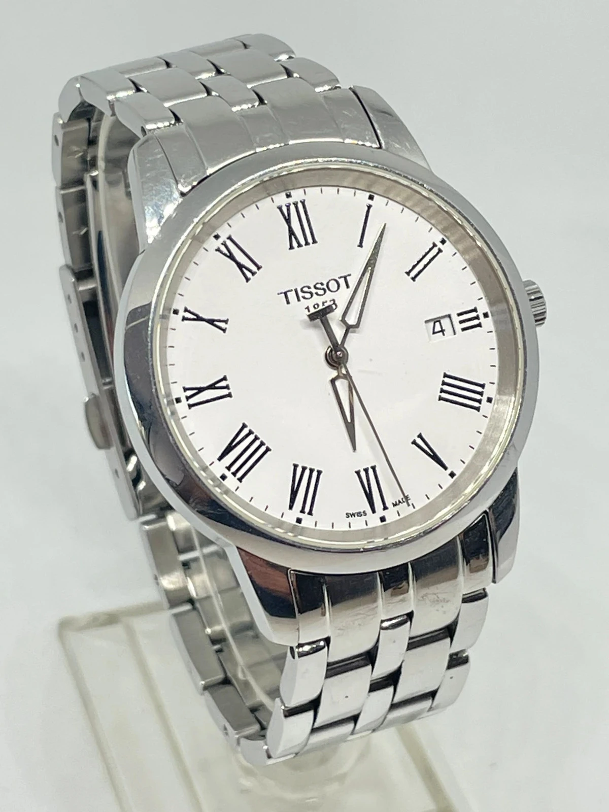 Montre Tissot Classic Dream Roman T033410B | Quartz suisse, acier, saphir, élégant et fin – photo 2